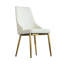 Tourne-disque 59,05 po Modern Artifici.5 po en pierre artificielle avec 6 chaises