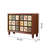 Classic Brown Versatile Wood Accent Chest.
