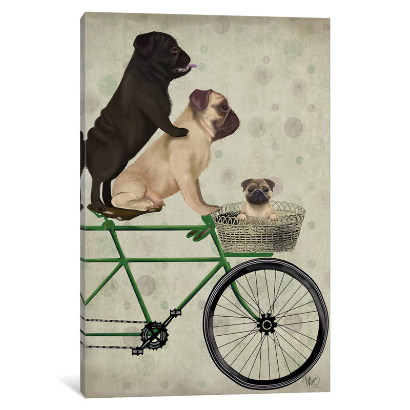 Impression sur toile tendue Fab Funky, H 12 po x l 8 po x P 0,75 po, Toile tendue, Pas de tapis