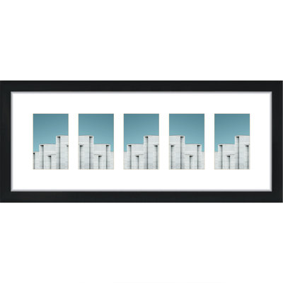 Black Matte Picture Frame with Mat
