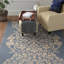 Tapis ikat bleu / beige Sorensen-23972181