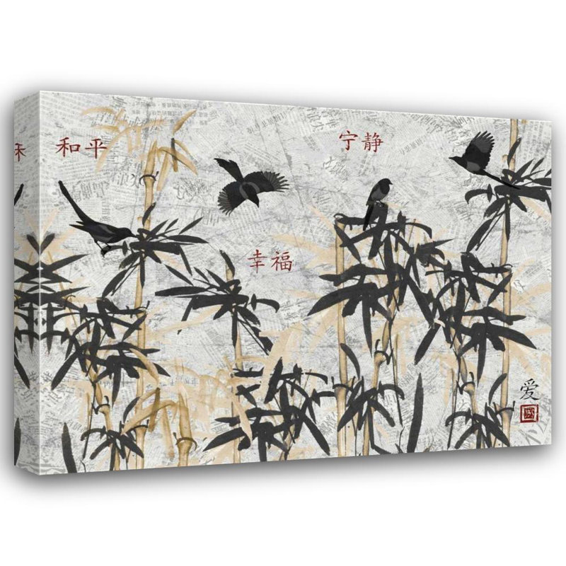 «Bay Isle Home ™», art sur toile tendue de la galerie Stimson, Diane: Bamboo Jungle, H 36 po x l 47 po