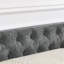 Canapé-lit rembourré capitonné à dossier de jour, avec boutons sur le dos et clous en cuivre sur les accoudoirs ondulés (84,5 po x 63,5 po x 26,5 po)-937001990-937001985