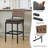 Counter height bar stools upholstered 26'' with Metal Frame-2104709662