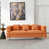 Tissu orange
