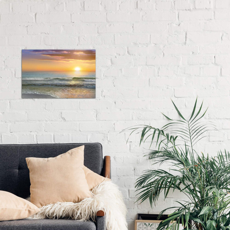 Dawn Rays - Print on Canvas, No Framed, 101.6 cm H x 66.04 cm W x 3.175 cm D