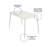 Rectangular Outdoor Dining Table , 50 " W 29.3 " D-89358086