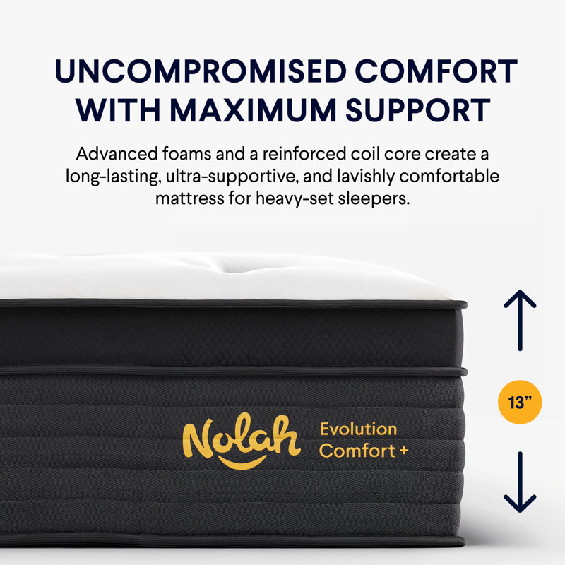 Nolah Evolution Comfort Plus Hybrid Mattress with Cooling Pillow Top, Full / Double
