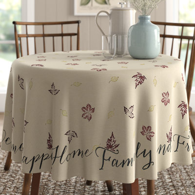 Zosia Leaves Print Tablecloth