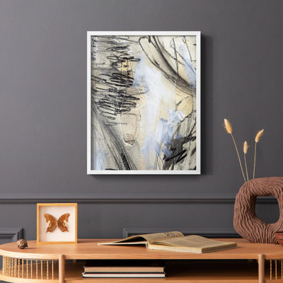 «Masked Notes VI», reproduction encadrée - bois massif