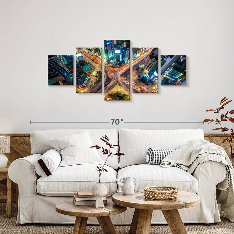 Seoul Interstection, 24" H x 55" W