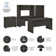 Echo Front 5 Piece Office Set with Hutch