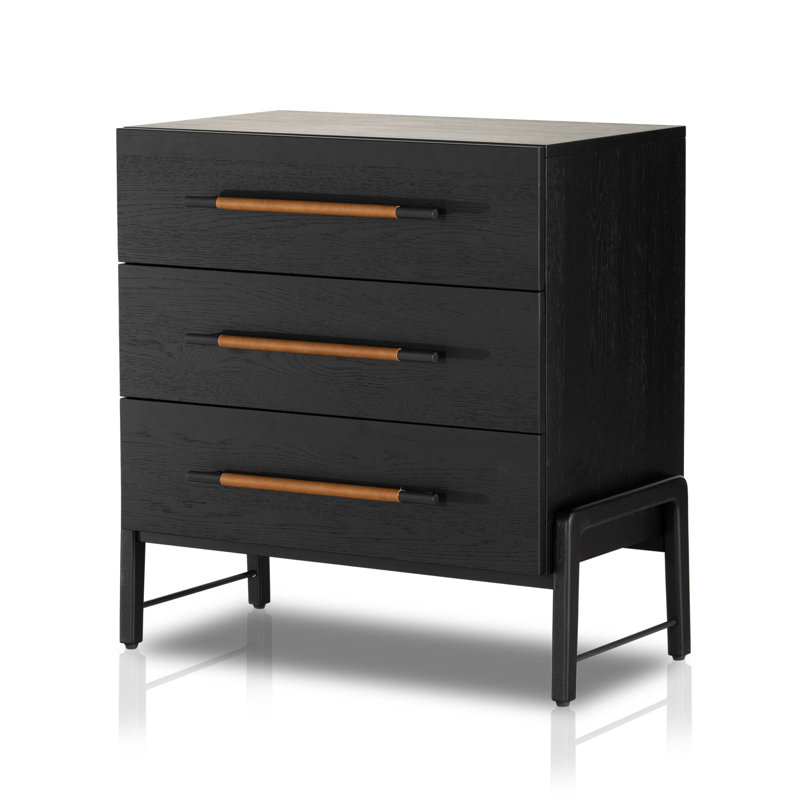 Rosedale 3 Drawer Dresser, Ebony Oak