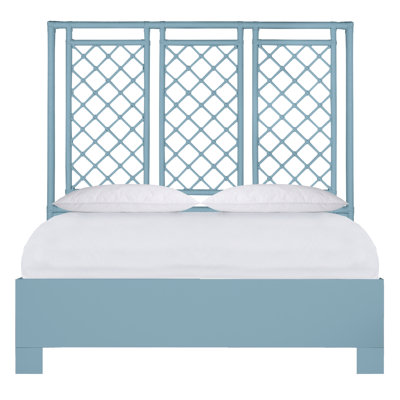 X & Diamond Low Profile Platform Bed