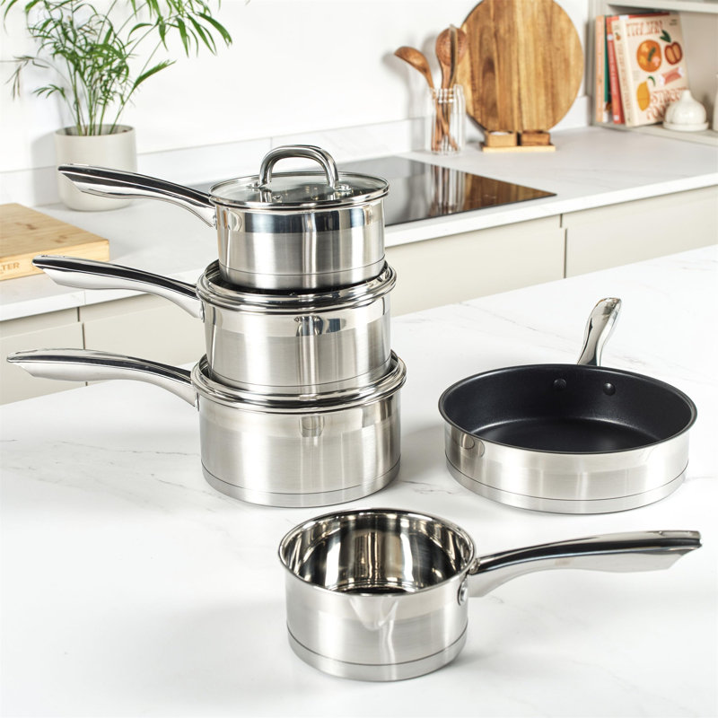 Siglinde 5 - Piece Stainless Steel Cookware Set
