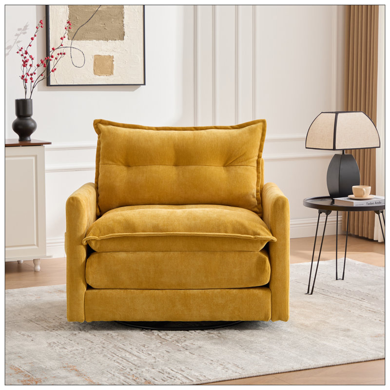 Chaises d'appoint pour le salon, Jaune moutarde
