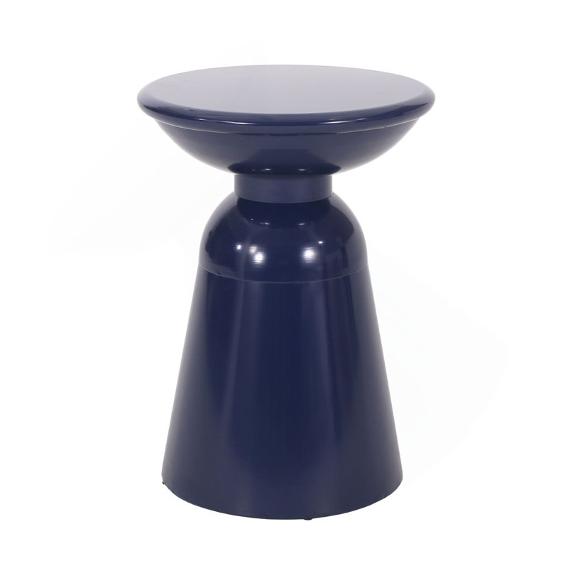 Table de bout d'extérieur en métal - Grand, Marine