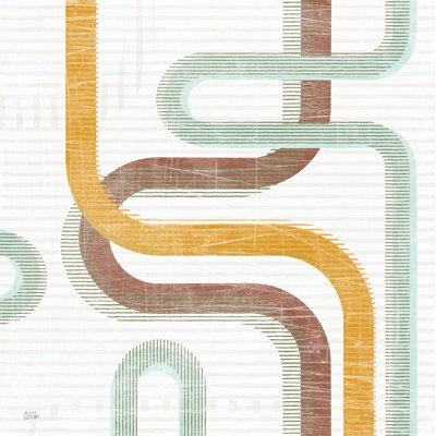 Subway Lines I by Melissa Averinos - Wrapped Canvas Painting