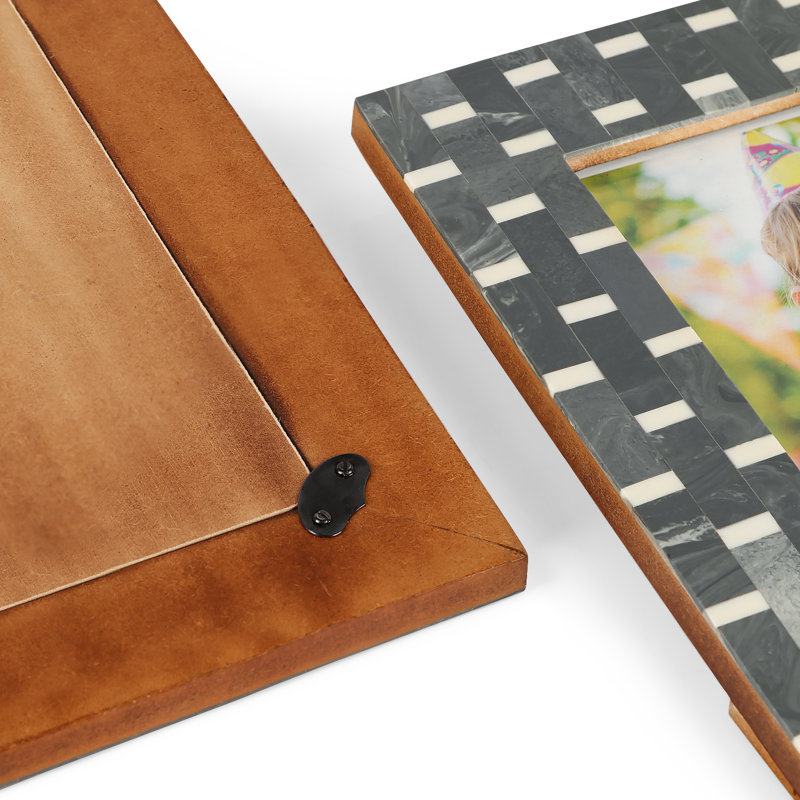 Gaener Grey Wood Picture Frame, 7.48" x 9.45"