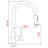 Brushed Nickel Stainless Steel Faucet For Kitchen With Soap Dispenser - Scratch Resistance, Rust Spot Feature Pull Down In 360 Swivel Spout, Scratchproof, Rustproof, Design-587259504