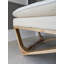 Banc en bois rembourré et rembourré avec coussins de 48 po SEAT4U SEAT4U-313385488