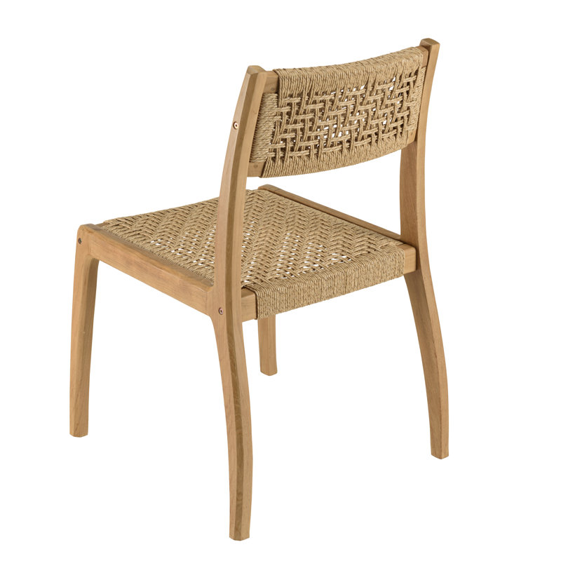 Set Of 2 Synthetic Garden Chairs