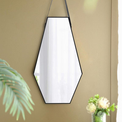 Miroir mural 18X1,6X31,5 "Hexagonal