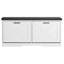 Banc de rangement pour chaussures d'entrée, 100 x 30,5 x 47,5 cm, organisateur de chaussures avec tiroirs rabattables, supportant jusqu'à 200 kg, banc étroit avec coussin et portes rabattables, pour couloir, salon, chambre, noir et blanc