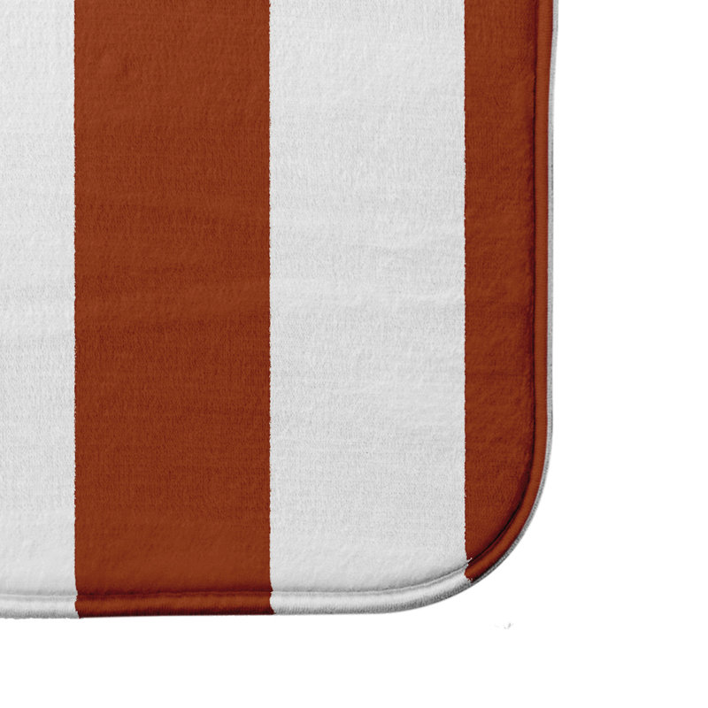 Tapis de bain Crowborough, l 21 po x L 34 po, Orange