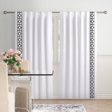 Willa Arlo Interiors Panek Polyester Blackout Curtain Pair & Reviews