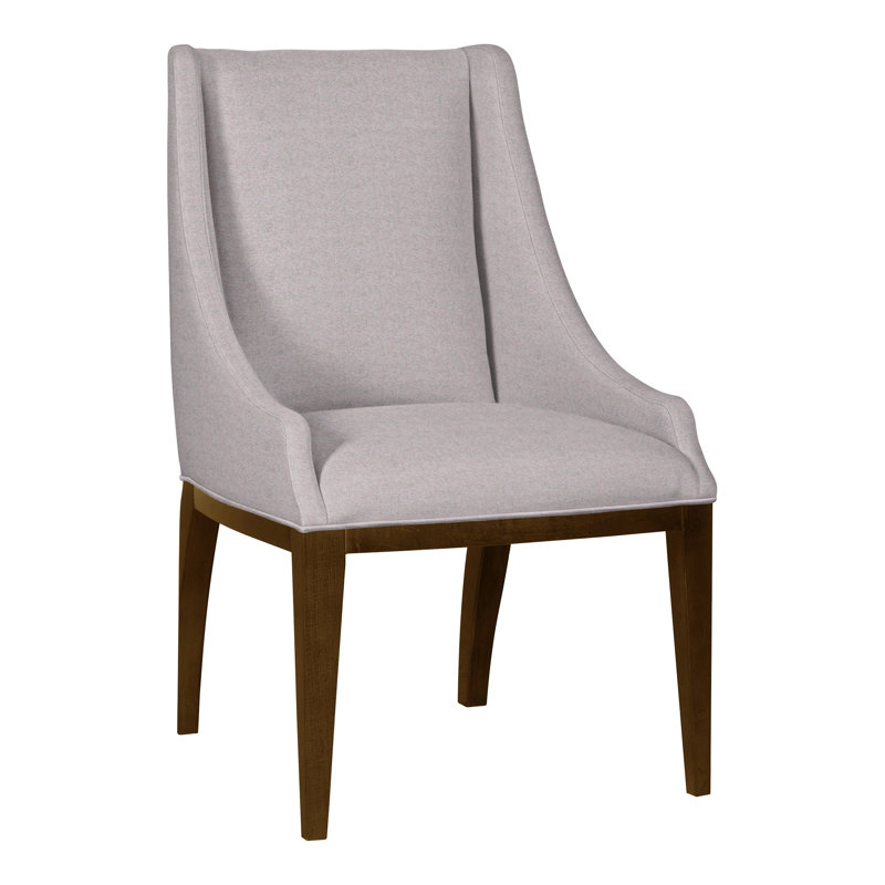 Thom Filicia Home 38" Wing Back Arm Chair, Havana, Nadia Linen