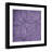 Eada 'Vibrant Purple Square I' Framed Print