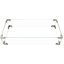 43" Deck Fire Pit Table, 60000 Propane Gas, Rectangular Open Weave With Glass Wind Guard For Patio Garden Backyard - Orange & Mustard Yellow Outdoor Table Blue Stones,-428815291