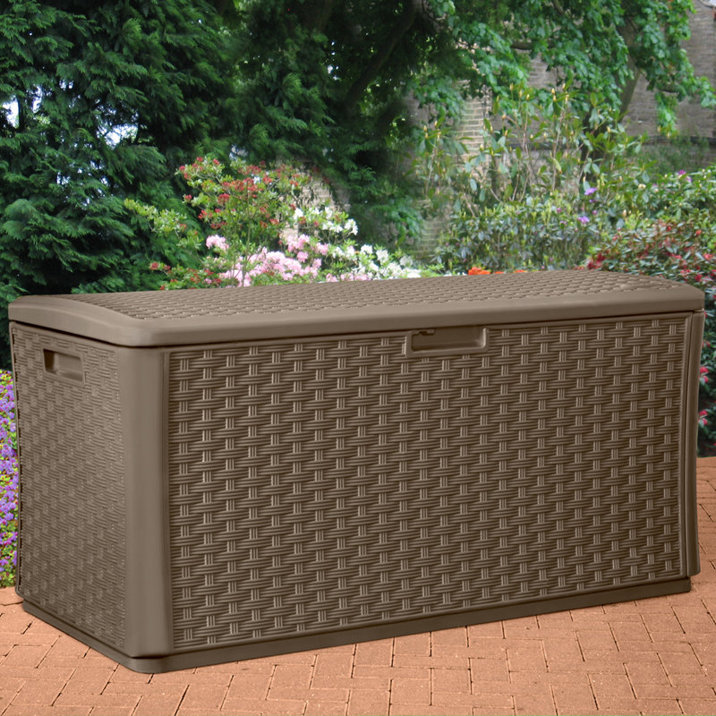 507 Litres Resin Wicker Storage Box