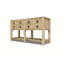 18 in. Solid Wood Console Table