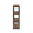 Bob Weathered Oak & Black Finish Bookshelf