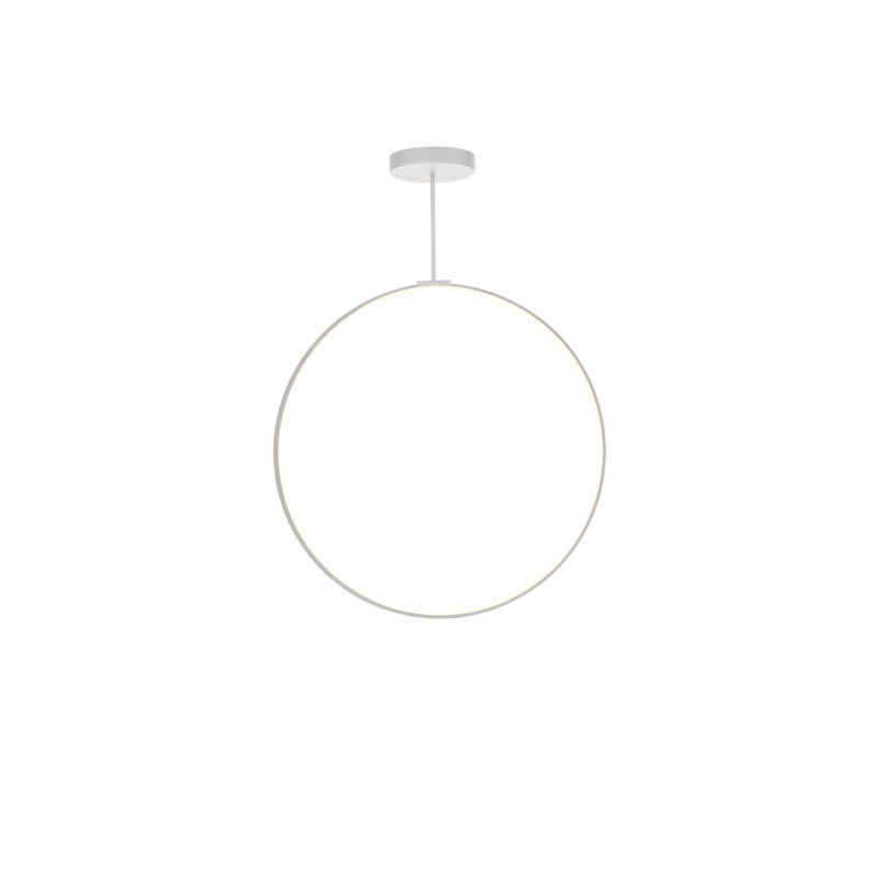 Cirque 1 - Light LED Pendant, White, 83.63" H x 36" W x 0.75" D