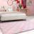 White and pink checkered indoor area rug, festive decor suitable for living rooms, studies, and children's rooms.-1019347576-1019347582