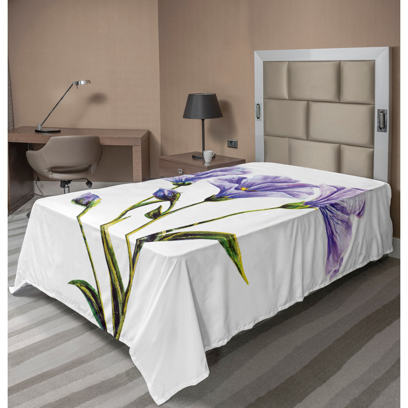Drap plat Ambesonne, Drap plat pour lit simple