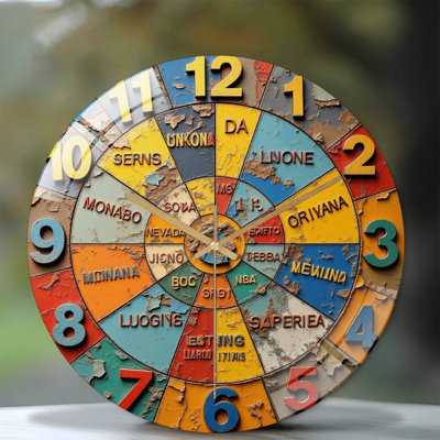 Horloge murale 12 po