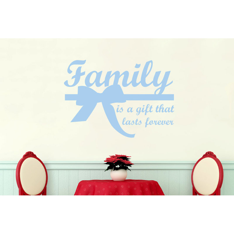 Wall Decal, Large, Light Blue