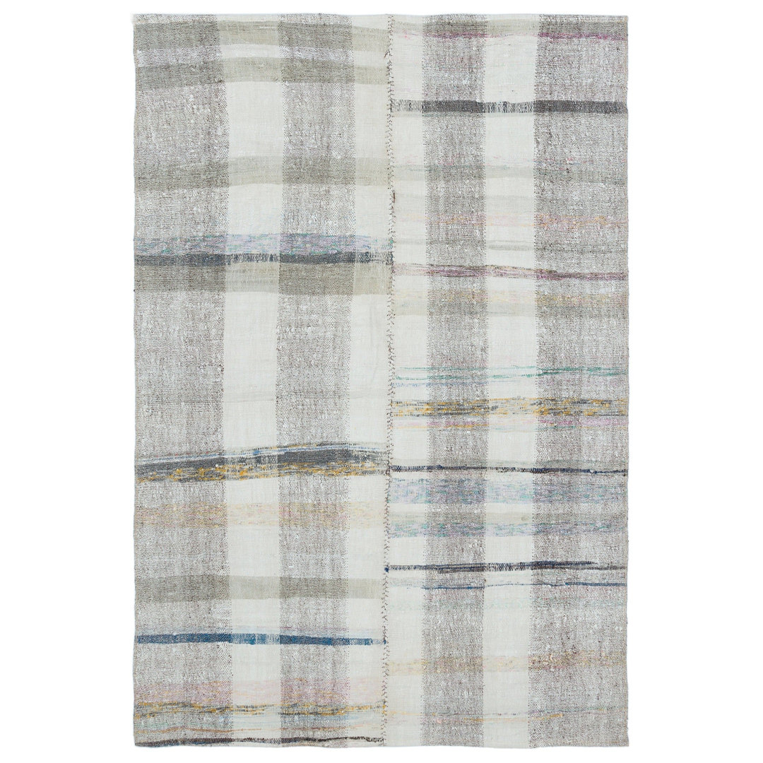 Round Aaroon Hand Knotted Area Rug