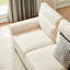 82 pouces, style, 3 sièges, beige, siège à assise souple moyenne, style détente en famille