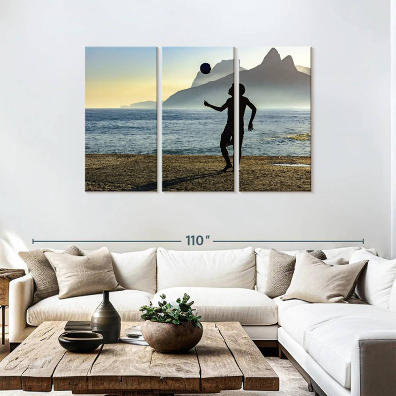 Sireci Beach Soccer, 48" H x 74" W
