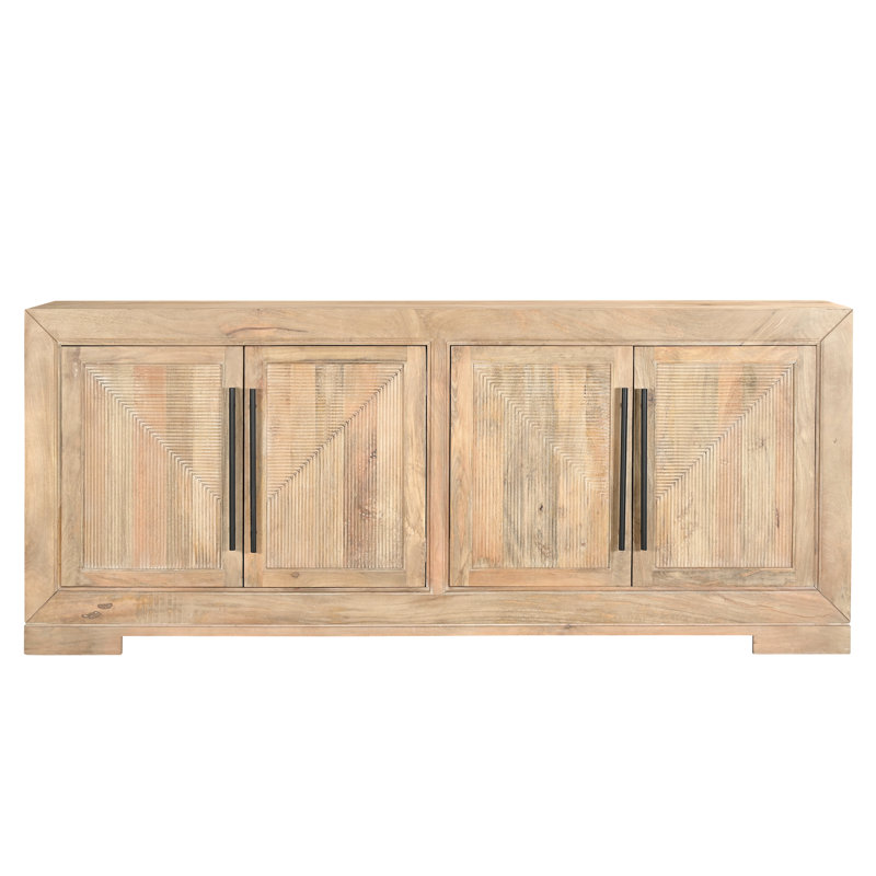 Josiane 102'' Solid Wood Sideboard, Natural