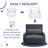 Pablo Modern 33.5''W Convertible Accent Chair with Removable Pillow-1913137972