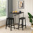Jenie Counter Height Breakfast Dining Table, Minimalist, Small Space, Black-117054036-117054038