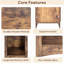 Table de chevet en bois Kayla-88028086