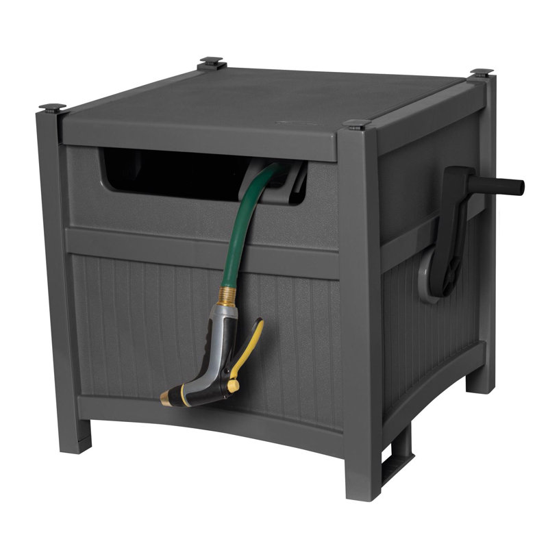 Suncast Smart Trak 225 ft. Brown Free Standing Hideaway Hose Reel