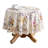 100% Cotton Round Christmas Tablecloth-52951317-52951320